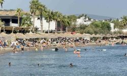 Bodrum'da termometre 40'ı, hissedilen sıcaklık 45'i gördü