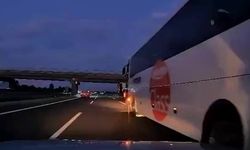 Bolu'da otobüs kazası: Aile çığlıkları kamerada