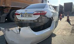 Bolu'da otomobil ile kamyon çarpıştı