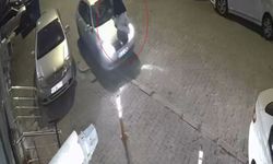 Bolu'da otomobilin kaputunda tehlikeli yolculuk