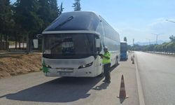 Burdur'da otobüs denetimlerine hız verildi