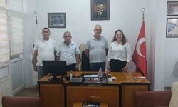 Burhaniye İlçe Sağlık Müdürü Akbey, Esnaf Odası'nı ziyaret etti