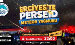 Büyükşehir, gökyüzü hayranlarını Erciyes'te meteor yağmuru için bir araya getiriyor