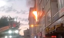 Çankırı'da Apartman Dairesinde Yangın Paniği