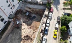Çekmeköy'de çöken istinat duvarı drone ile görüntülendi