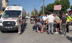 Çerkezköy'de motosiklet kazasında bir sürücü yaralandı