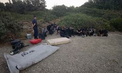 Çeşme'de 16 göçmen operasyonla yakalandı