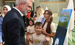 Çocukların Sanat Yolculuğu Sergiyle Kutlandı