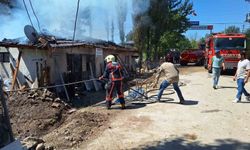 Çorum'daki Mermer Atölyesi Yangında Kullanılamaz Hale Geldi
