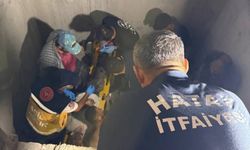 Defne'de inşaat alanında işçi asansör boşluğuna düştü