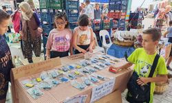 Demirci'deki minik girişimciler, 'Mini Pazar' ile ticaret deneyimi yaşadı