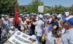 Doruk Madencilik İşçileri, Ankara Garı'na Yürüyüş Düzenledi