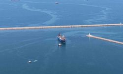 Dron saldırısına uğrayan Türk gemisi Samsun'a ulaştı