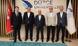 DTSO'dan Rektör Sözbir'e tebrik ziyareti