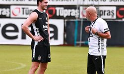 Dusan Vlahovic, Beşiktaş'taki ilk idmanına katıldı