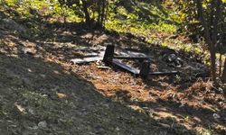 Düzce'de fındık bahçesine düşen şüpheli cisim paniğe yol açtı