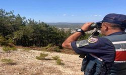 Eceabat'ta Tarihi Alan'da Jandarma Denetimi