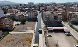 Elazığ'da 20 bin ton sıcak asfalt kullanılarak 12 kilometrelik alan yenilendi