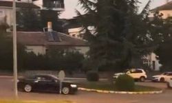 Elazığ'da aynı sürücü yine drift yaptı, o anlar kaydedildi