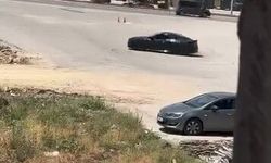 Elazığ'da Drift Yapan Sürücü Sokaklarda Tehlike Yarattı