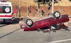 Elazığ'da Tofaş otomobil takla attı: 7 yaralı, 3'ü çocuk