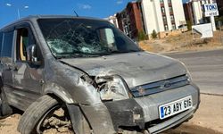 Elazığ'da trafik kazası: 1 kişi yaralandı
