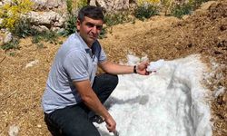 Elbistan'da Yaz Sıcaklarına Karşı Geleneksel Kar Saklama Yöntemi