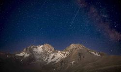 Erciyes'te Perseid Meteor Yağmuru, gökyüzünde muhteşem bir gösteri sundu