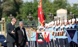 Erdoğan, Filistin Devlet Başkanı Abbas'ı Resmi Törenle Ağırladı