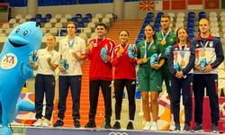 Erzincanlı badmintoncular Akdeniz Oyunları'nda altın madalya kazandı