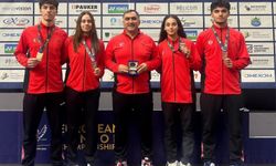 Erzincanlı sporcular Avrupa Badminton Şampiyonası'nda Türkiye'yi gururlandırdı