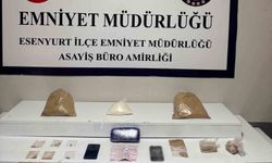 Esenyurt'ta uyuşturucu operasyonunda 7,5 kilo madde ele geçirildi