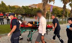 Fethiye açıklarında ticari yat kazası: Yaralıya acil yardım