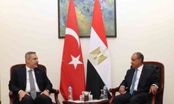 Fidan, Mısır Dışişleri Bakanı Abdelatty ile El Alameyn'de buluştu