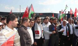 Filistin Destek Konvoyuna Irak Sınırında Engelleme Tepkisi