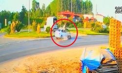 Genç bisikletlinin ölümüne neden olan kaza güvenlik kamerasında
