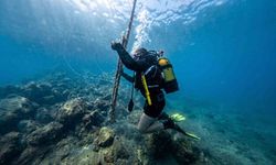Güvercinada açıklarında deniz dibi temizliği gerçekleştirildi