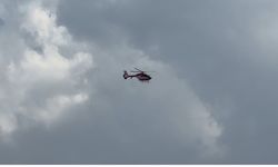 Hakkari'de Pnömoni Hastası Helikopterle Yüksekova'ya Nakledildi