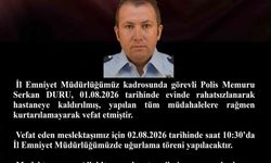 Hastaneye kaldırılan polis memuru hayatını kaybetti