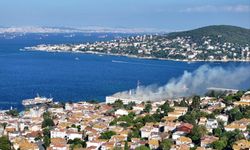 Heybeliada Deniz Harp Okulu'ndaki yangın kontrol altına alındı