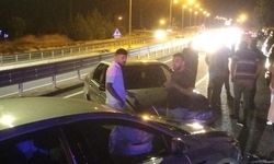 İki araç çarpıştı, 3 kişi yaralandı