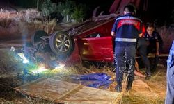 İnegöl'de otomobilin şarampole devrilmesi sonucu 3 kişi yaralandı