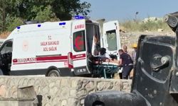 İnşaatta İş Makinesi Camına Çarpan Operatör Hastaneye Kaldırıldı