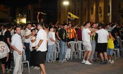 Isparta'da Fenerbahçe'nin Şampiyonlar Ligi coşkusu sokakları doldurdu