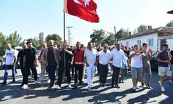 İvrindi'de Başkan Akın'a coşkulu karşılama