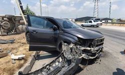Kahramanmaraş'ta iki aracın çarpışması sonucu 3 kişi yaralandı