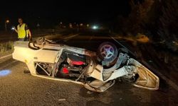 Karabük'te otomobil devrildi: 1 kişi yaralandı