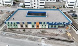 Karabük'te yeni anaokulu inşaatı hızla devam ediyor