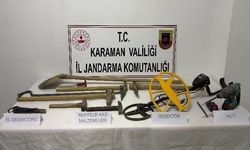 Karaman'da uyuşturucu ve tarihi eser baskını: 7 şüpheli tutuklandı