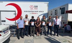 Karapınar'da kan bağışçılarına onur madalyası